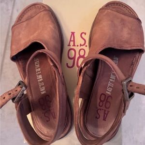 A.S.98 Sandals leather Sz 37